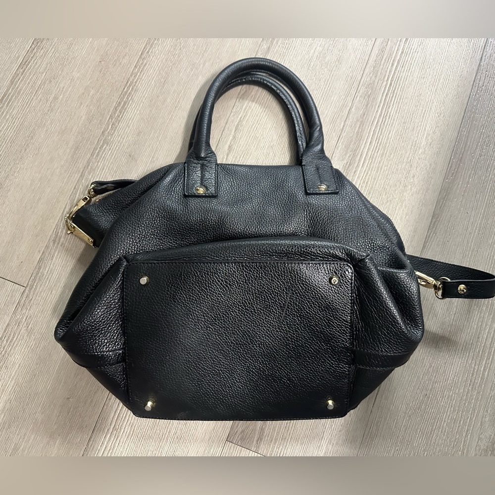 Alberta di Canio $458 Italian leather black purse. Gold hardware. - Picture 6 of 11